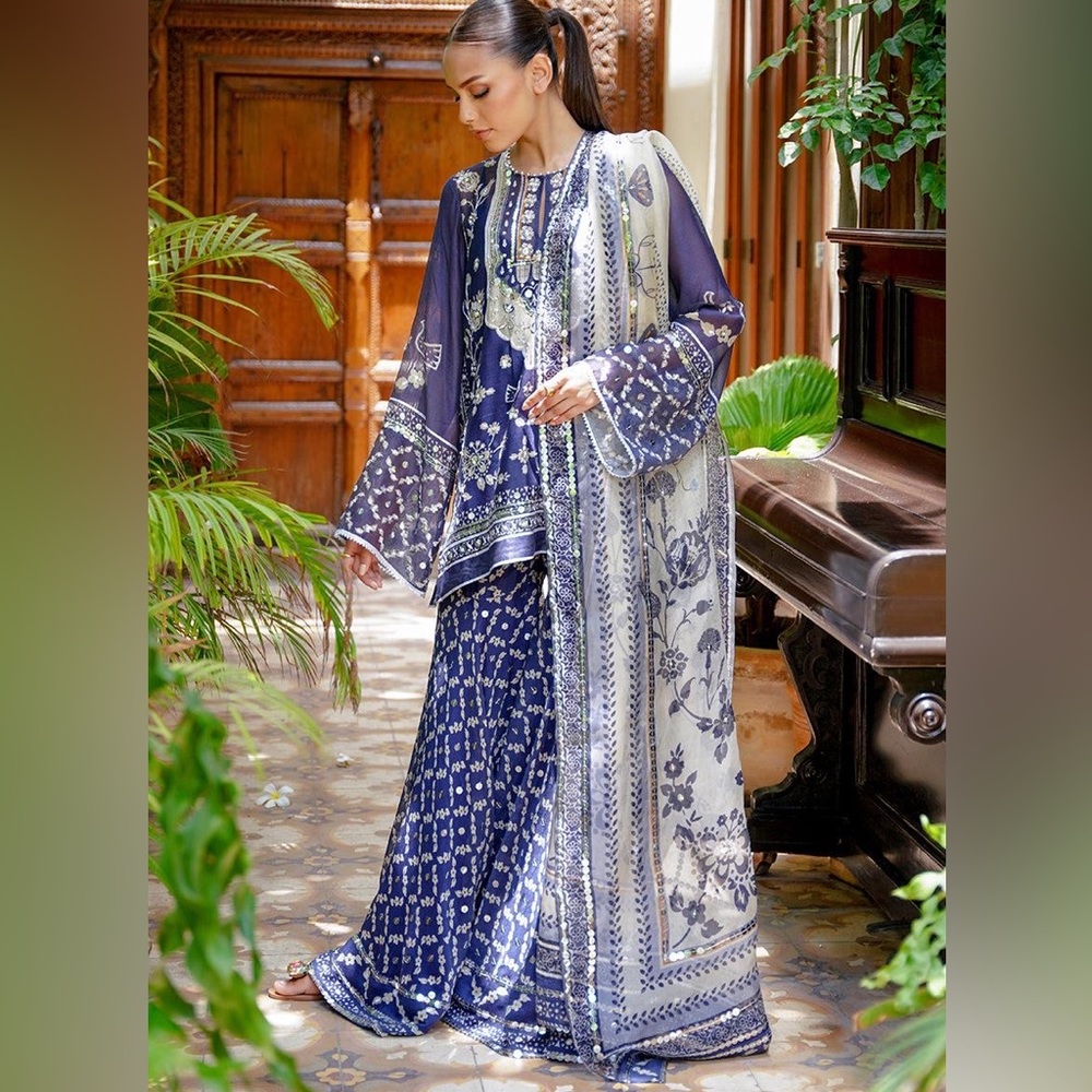 Beautiful Navy Blue- Sania Maskatiya VINA dress
